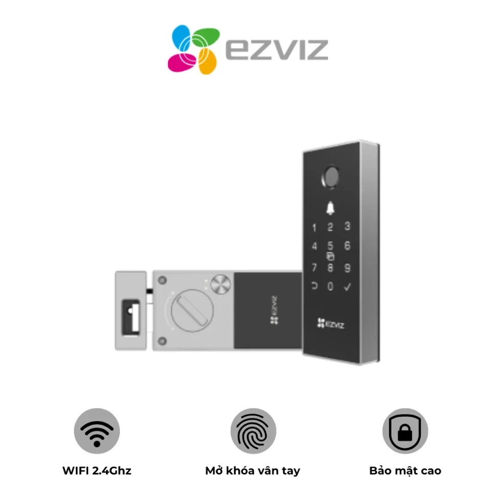 Khóa Cửa Vân Tay Ezviz DL03 Pro