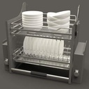 Kệ chén dĩa nâng hạ Hafele Kosmo Oria 504.76.817