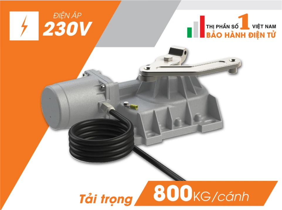 Motor cửa cổng âm sàn Roger R21-351 Italia