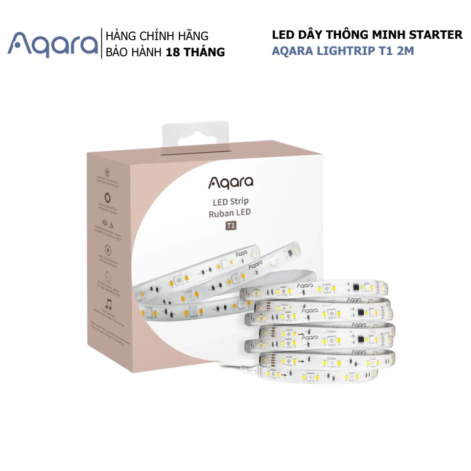 Đèn Led dây Aqara Light Strip T1 RGB Matter Nối dài (1 mét)