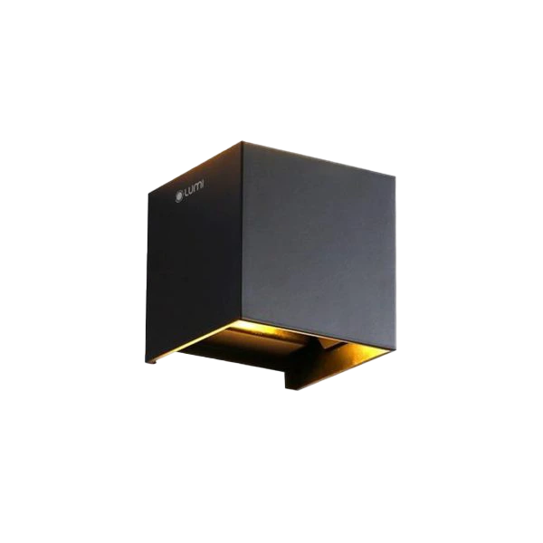 Đèn gắn tường ngoài trời hình vuông 2*6w