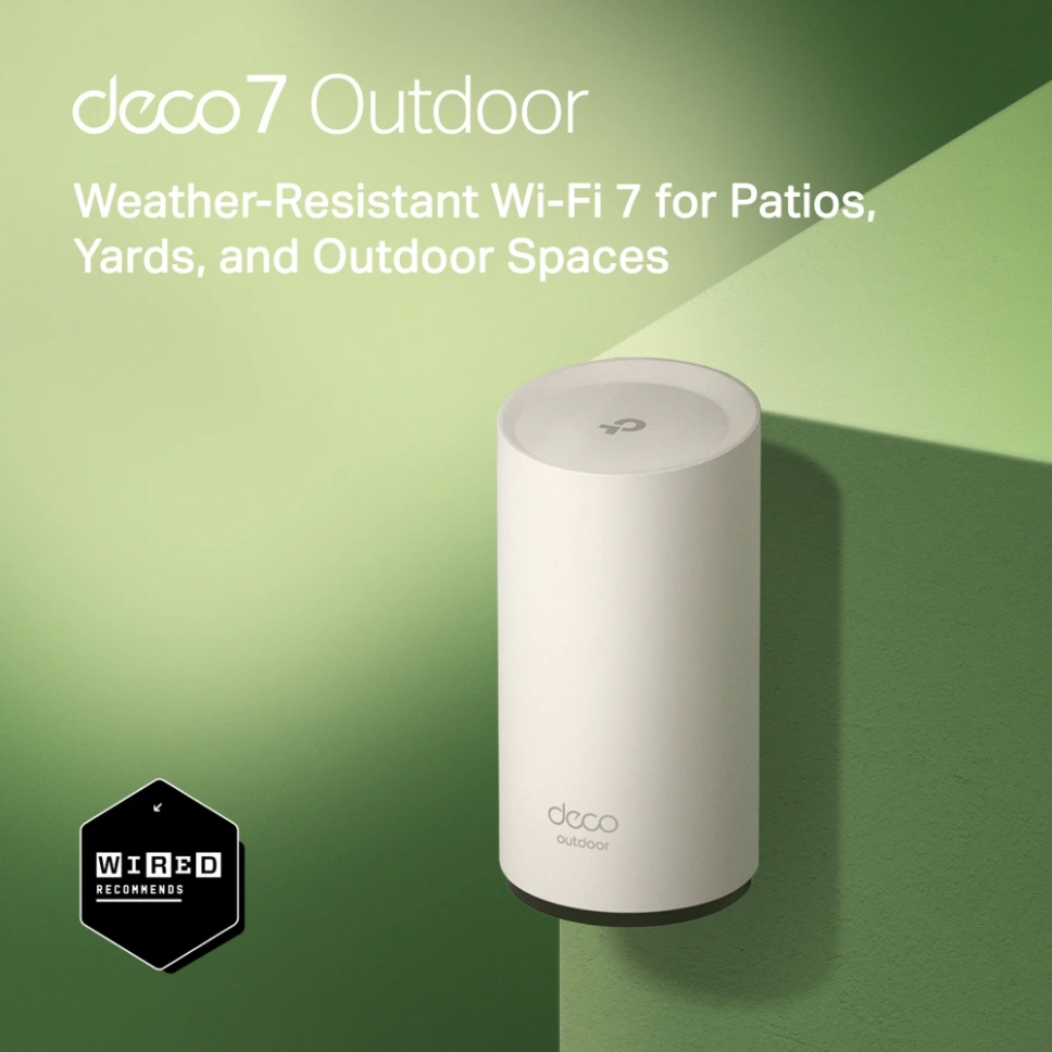 Router Mesh WiFi 7 TP-Link Deco BE25-Outdoor(1-pack)