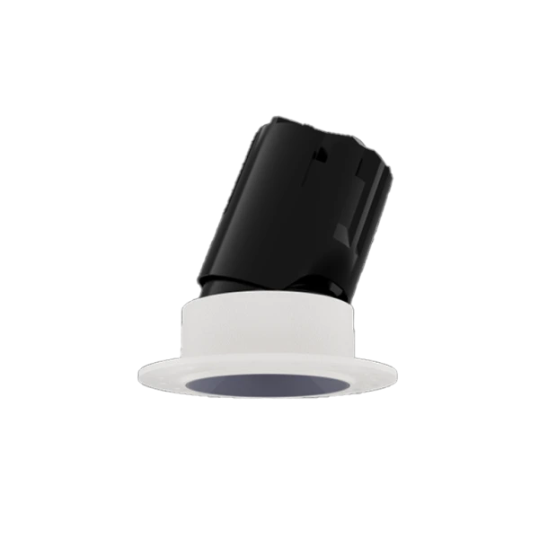 Đèn mini spotlight âm trần 7W 24 độ, chỉnh hướng không viền (ON / OFF, CROM ĐEN)