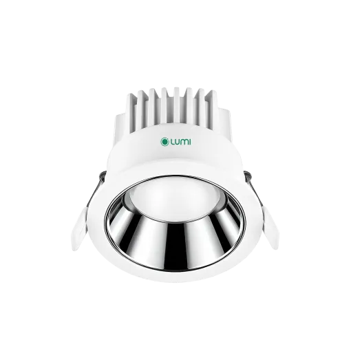 Đèn Downlight 10W, lỗ khoét 75, 80D, chóa crom đen, Tunable white