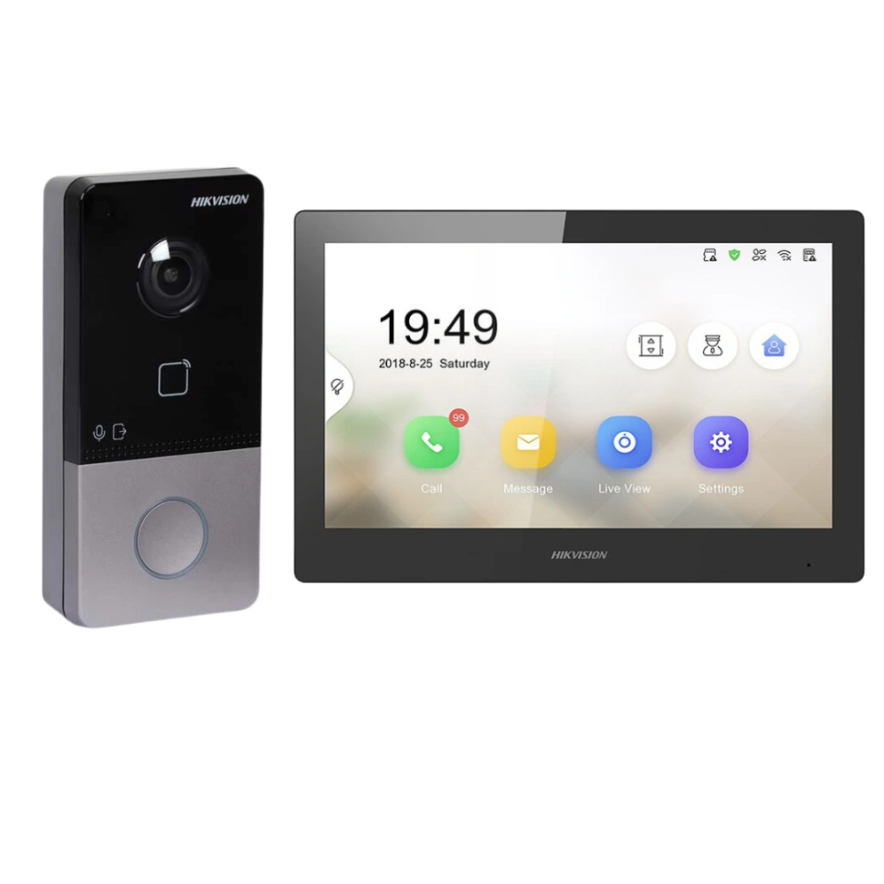 Bộ chuông cửa có hình IP Hikvision SH-KIS6650-WTE