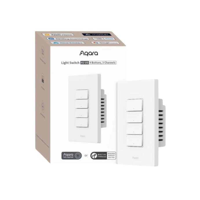 Công tắc Aqara H2 US Switch Chữ nhật