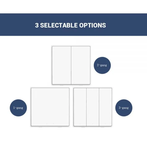 Công tắc thông minh Aqara D1 White Quốc Tế