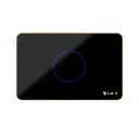 Công tắc cảm ứng Luto kính phẳng, viền thẳng – 1 nút | Chữ Nhật