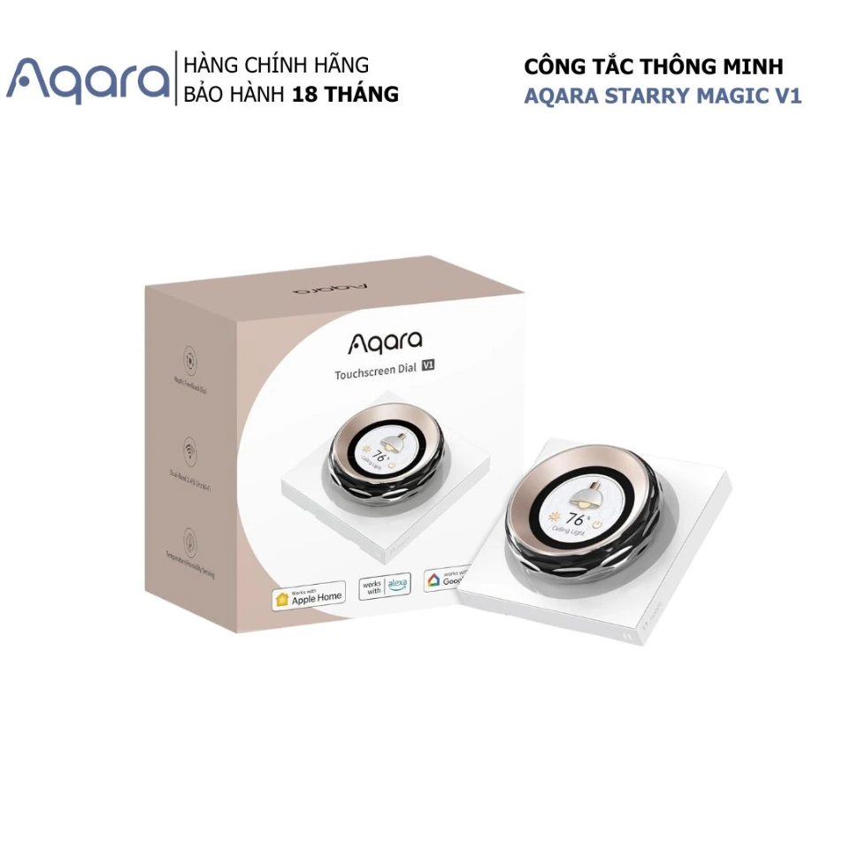 Công tắc núm xoay cảm ứng Aqara Touchscreen Dial V1 EU