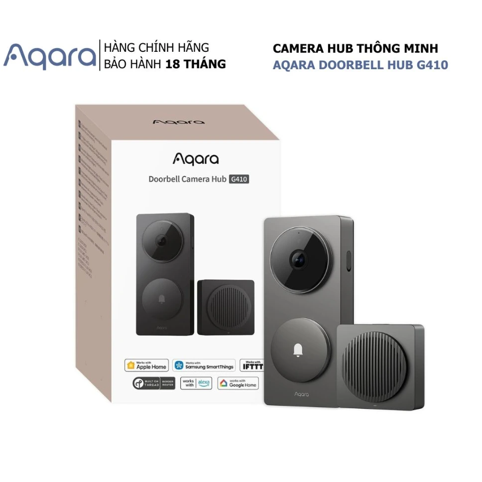 Doorbell Aqara G410 tích hợp Matter Hub